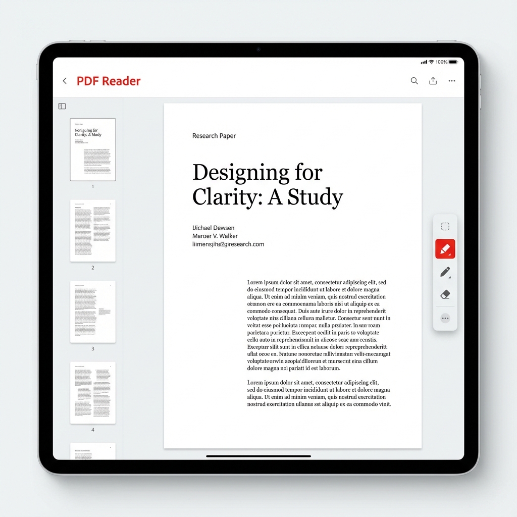 Interactive PDF Reader